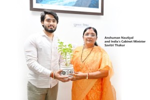 F&FI’s Anshuman Nautiyal Hosts India’s Cabinet Minister Savitri Thakur at Doon University