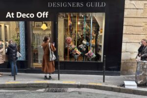 Designers Guild window on Rue du Mail
